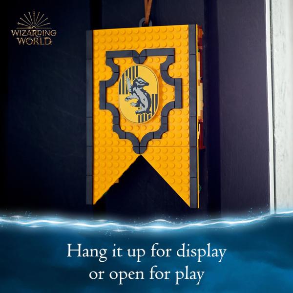 LEGO Harry Potter Hufflepuff House Banner 76412 - Hogwarts Imagem de LEGO Harry Potter Hufflepuff House Banner 76412 - Hogwarts