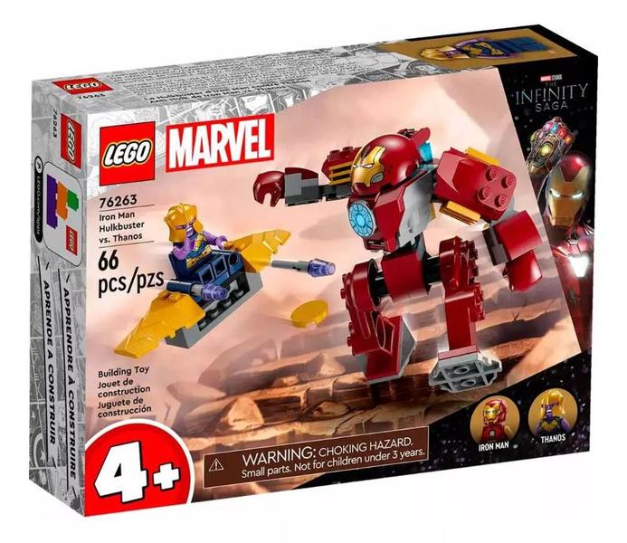 Imagem de Lego Hulkbuster Do Homem De Ferro Vs Thanos  66 Peças 76263