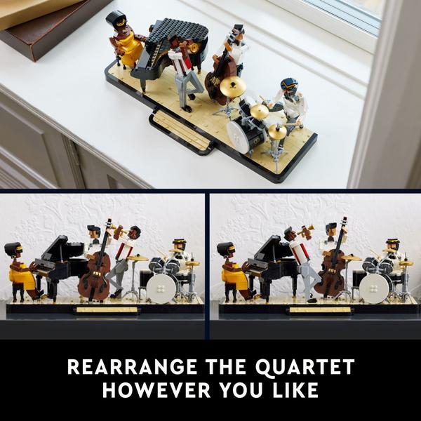 Imagem de LEGO Ideas Jazz Quartet 21334, Conjunto para Adultos, Presente para Mu