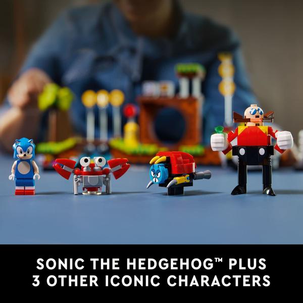 Imagem de LEGO Ideas Sonic The Hedgehog - Kit de construção Green Hill Zone 21331 presente de nostalgia para você, qualquer fã milenar de Sonic The Hedgehog ou amante de memorabilia de jogos de computador dos anos 1990 (1.125 peças)