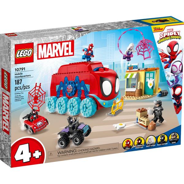 Imagem de Lego Junior Quartel General Móvel Equipe Aranha 10791 187pcs