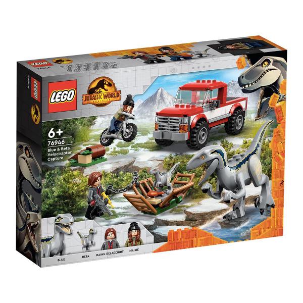 Imagem de Lego Jurassic World 76946 Captura Dos Velociraptores Blue e Beta