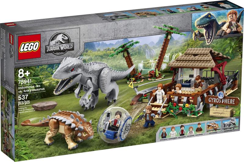 Imagem de LEGO Jurassic World - Desafio Indominus Rex vs. Ankylosaurus (75941) - 537 Peças