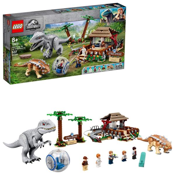 Imagem de LEGO Jurassic World - Desafio Indominus Rex vs. Ankylosaurus (75941) - 537 Peças