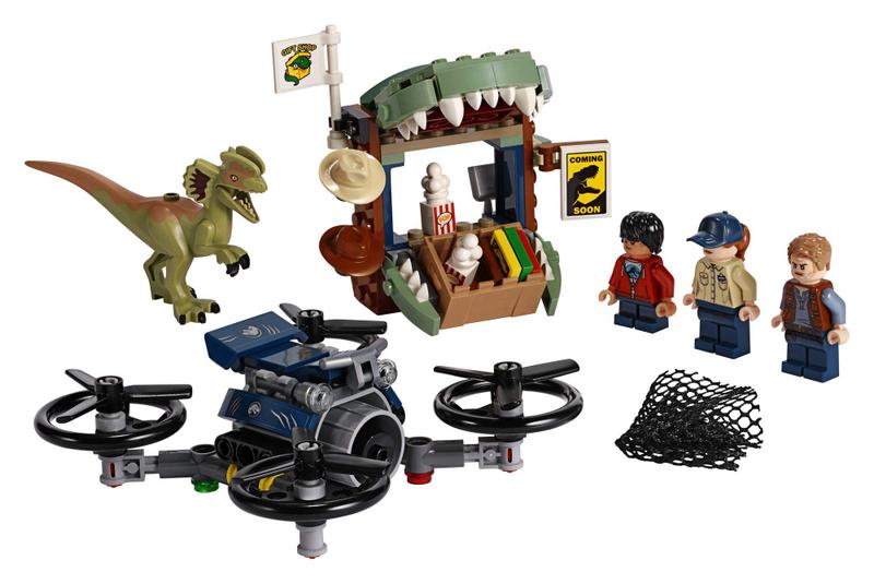 Imagem de LEGO Jurassic World Dilophosaurus em The Loose 75934 Building Kit (168 Peças)