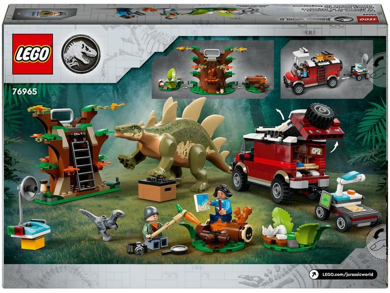 LEGO Jurassic World Missões de Dinossauro - Descoberta de Estegossauro 76965 420 Peças Imagem de LEGO Jurassic World Missões de Dinossauro