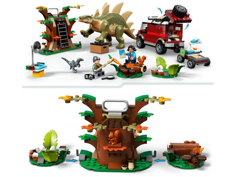 LEGO Jurassic World Missões de Dinossauro - Descoberta de Estegossauro 76965 420 Peças Imagem de LEGO Jurassic World Missões de Dinossauro