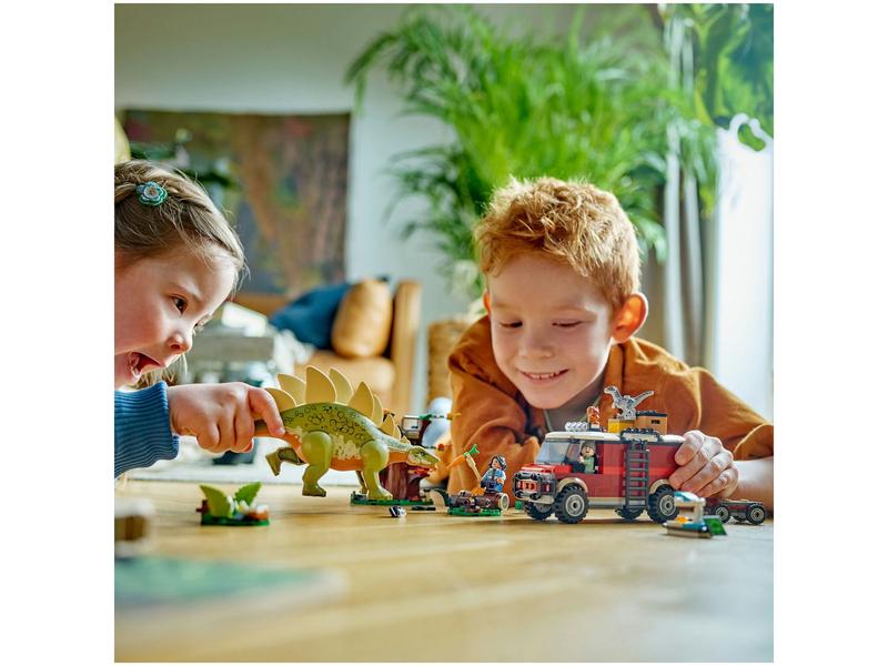 LEGO Jurassic World Missões de Dinossauro - Descoberta de Estegossauro 76965 420 Peças Imagem de LEGO Jurassic World Missões de Dinossauro