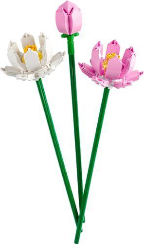 LEGO Lotus Flowers 40647, Decoração Floral para Crianças Imagem de LEGO Lotus Flowers 40647, Decoração Floral para Crianças