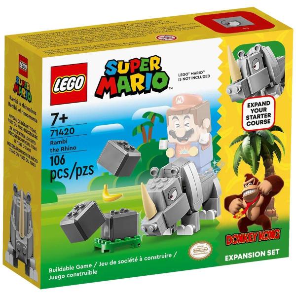 Imagem de Lego Mario 71420 - Pacote De Expansão Rambi O Rinoceronte