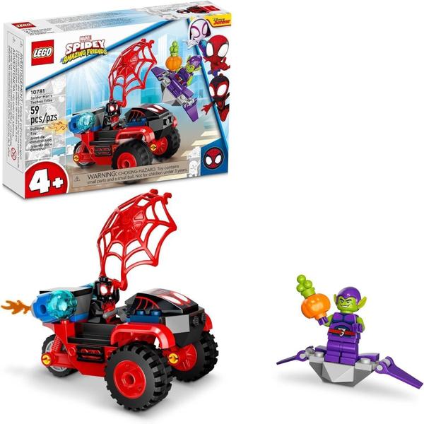 Imagem de Lego Marvel 10781 Super Heroesa Miles Morales: Triciclo Eletronico do Homem-Aran