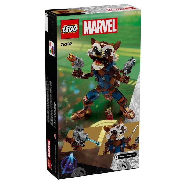 Imagem de Lego Marvel 76282 Rocket com 566 Peças Rocket & Bebê Groot