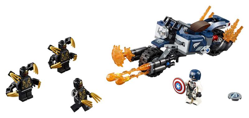 Imagem de LEGO Marvel Avengers Captain America: Outriders Attack 76123 Building Kit (167 Peças)