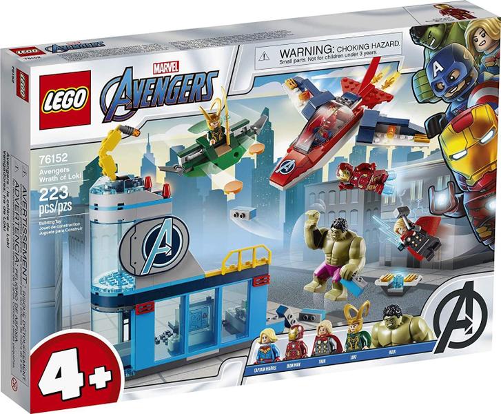 LEGO Marvel Avengers Wrath of Loki 76152 Building Toy with Marvel Avengers Minifigures e Tesseract Grande presente para crianças que amam capitã marvel, homem de ferro e Thor, novo 2020 (223 peças) Imagem de LEGO Marvel Avengers Wrath of Loki 76152 Building Toy with Marvel Avengers Minifigures e Tesseract Grande presente para crianças que amam capitã marvel, homem de ferro e Thor, novo 2020 (223 peças)