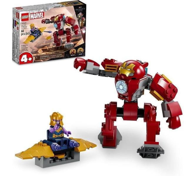 Lego Marvel Caça-Hulk Do Homem De Ferro Vs. Thanos - 76263 Imagem de Lego Marvel Caça-Hulk Do Homem De Ferro Vs. Thanos - 76263