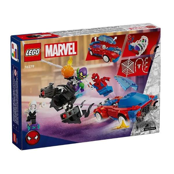 Imagem de Lego Marvel Carro de corrida do Homem-Aranha e Duende Verde 76279