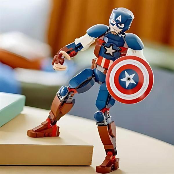 Imagem de Lego Marvel Figura De Construção Do Capitão América - 76258