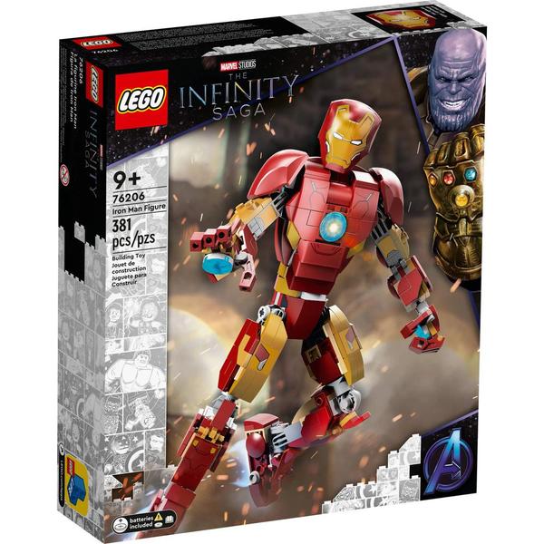 Imagem de Lego Marvel - Figura do Homem de Ferro - 381 Peças - Lego