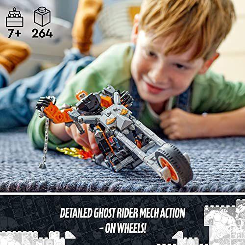 Imagem de LEGO Marvel Ghost Rider Mech & Bike Action Figure e Moto