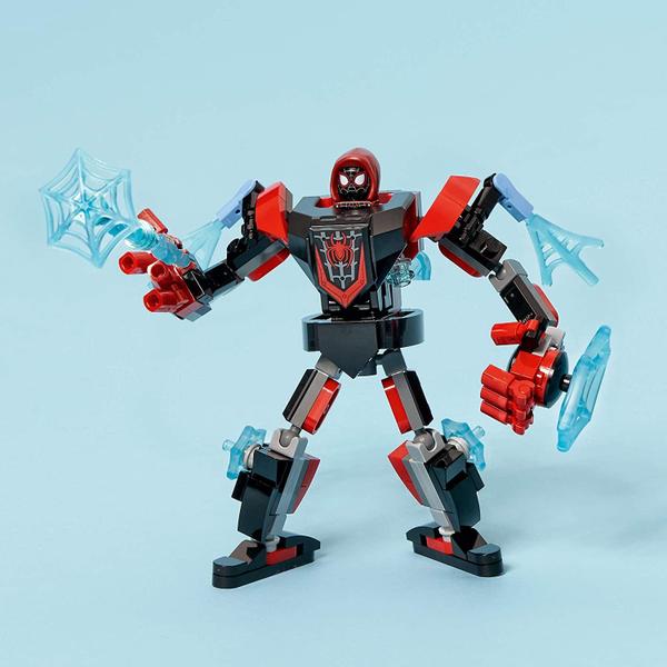 Imagem de LEGO Marvel Homem-Aranha Miles Morales Mech Armor 76171 Brinquedo de Construção Colecionável, Nova 2021 (125 Peças)