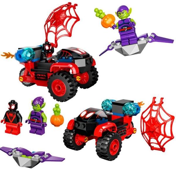 Imagem de Lego Marvel Miles Morales Triciclo Do Homem Aranha 10781