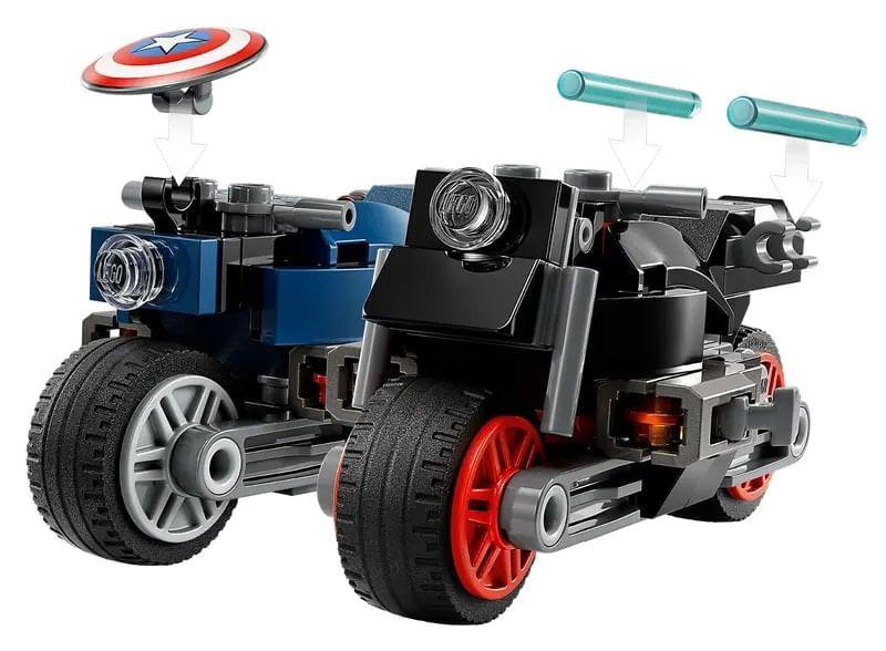 Imagem de LEGO Marvel - Motocicletas da Viúva Negra e do Capitão América - 130 Peças - 76260