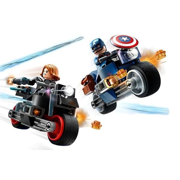 Imagem de Lego Marvel Motocicletas Viuva Negra E Capitao America 76260