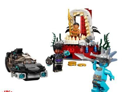 Imagem de LEGO Marvel Pantera Negra Wakanda Forever - Sala do Trono do Rei Namor 76213