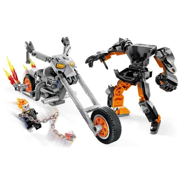 Imagem de Lego Marvel - Robô Motoqueiro Fantasma E Motocicleta - 76245