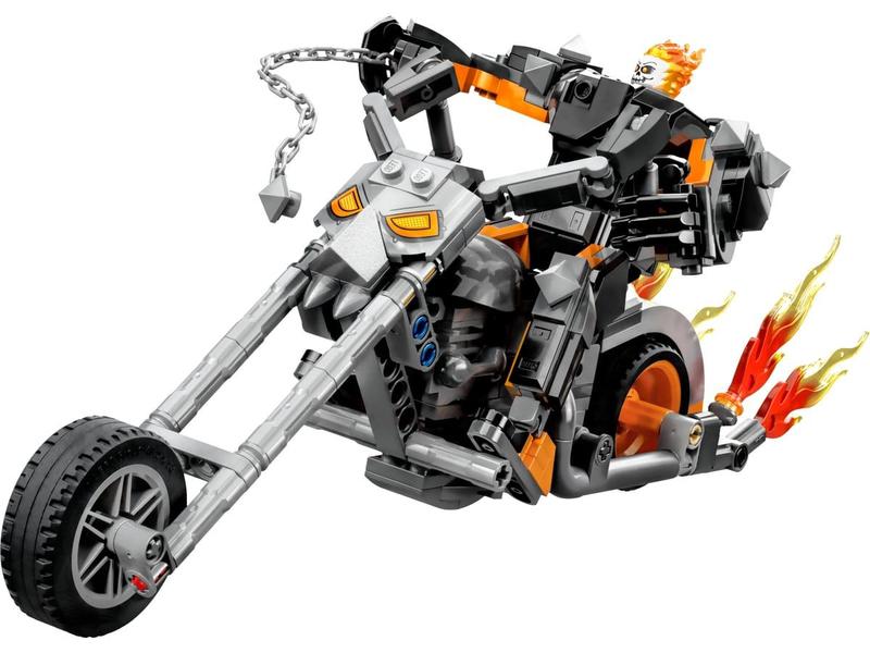 Imagem de LEGO Marvel - Robô Motoqueiro Fantasma e Motocicleta - 76245