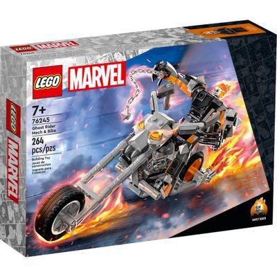 Imagem de LEGO Marvel Robô Motoqueiro Fantasma e Motocicleta - 76245