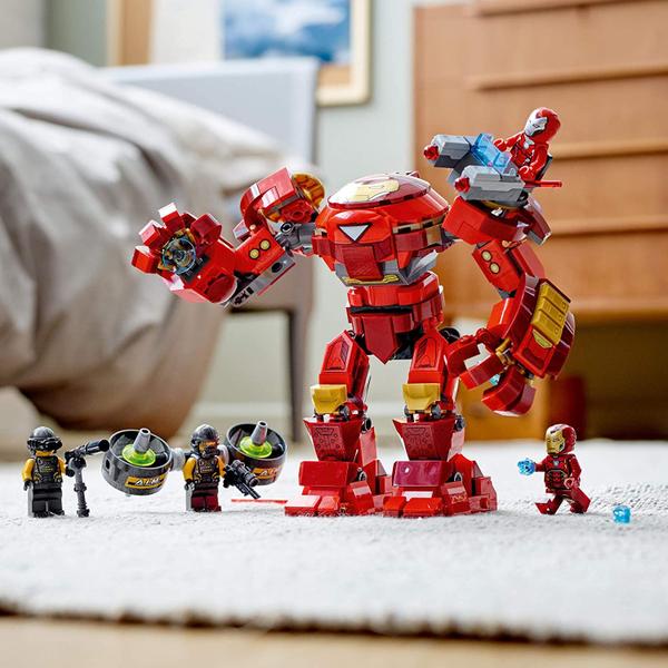 Imagem de LEGO Marvel Vingadores Homem de Ferro Hulkbuster versus A.I.M. Agente 76164, Legal, Interativo, Tijolo-Build Vingadores Playset com Minifiguras, Nova 2020 (456 Peças)