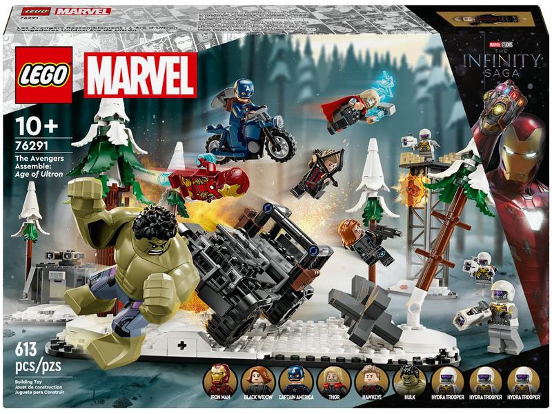 LEGO Marvel Vingadores Unidos: Era de Ultron - 76291 613 Peças Imagem de LEGO Marvel Vingadores Unidos: Era de Ultron