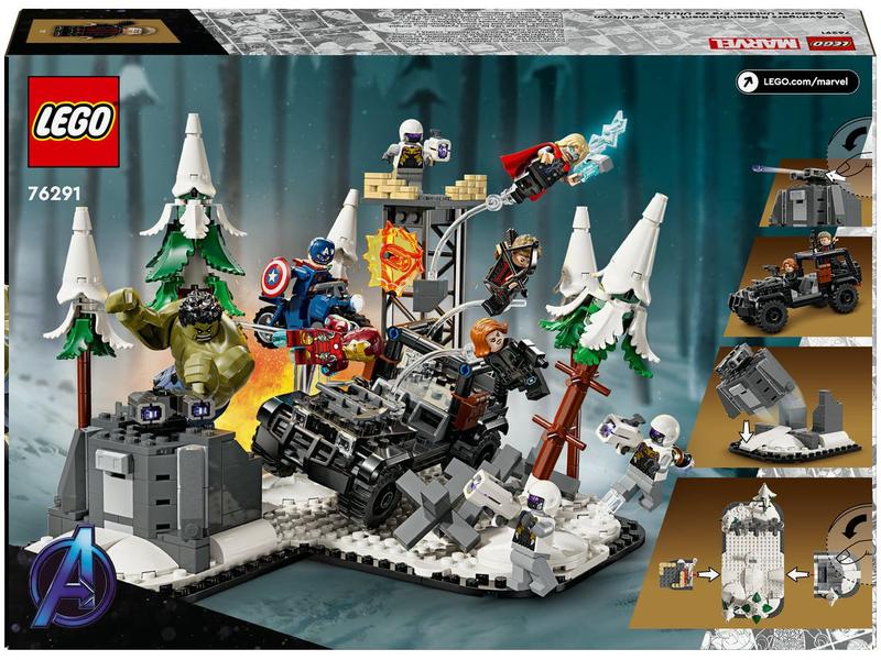 LEGO Marvel Vingadores Unidos: Era de Ultron - 76291 613 Peças Imagem de LEGO Marvel Vingadores Unidos: Era de Ultron