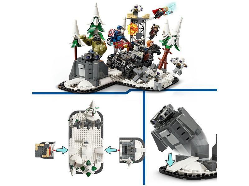 LEGO Marvel Vingadores Unidos: Era de Ultron - 76291 613 Peças Imagem de LEGO Marvel Vingadores Unidos: Era de Ultron