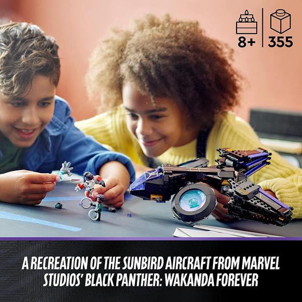 Imagem de Lego Marvel Wakanda Forever Passáro do Sol da Shuri 76211