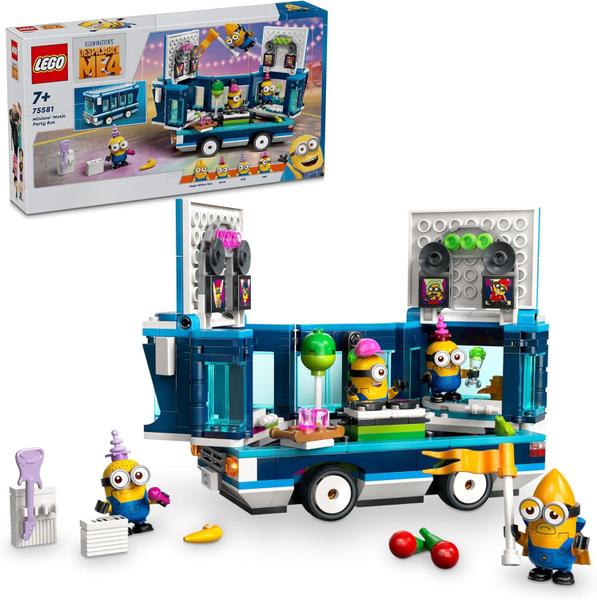 Imagem de LEGO Meu Malvado Favorito 4 - Ônibus de festa musical dos Minions 75581