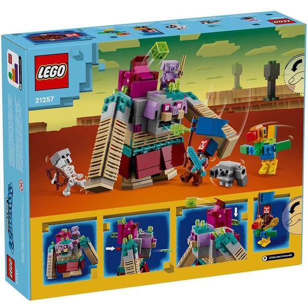 Lego minecraft 21257 o confronto do devorador Imagem de Lego minecraft 21257 o confronto do devorador