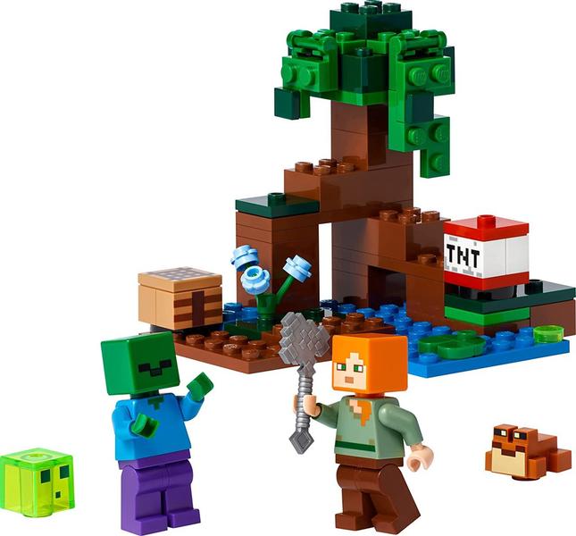 Imagem de Lego Minecraft A Aventura No Pântano 65 Peças - 21240