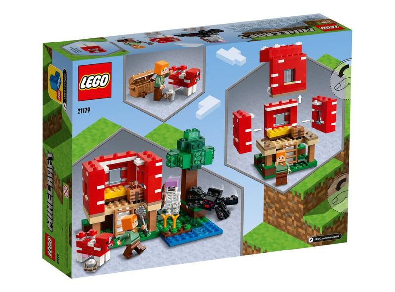 Imagem de Lego Minecraft A Casa Cogumelo 272 Peças 21179