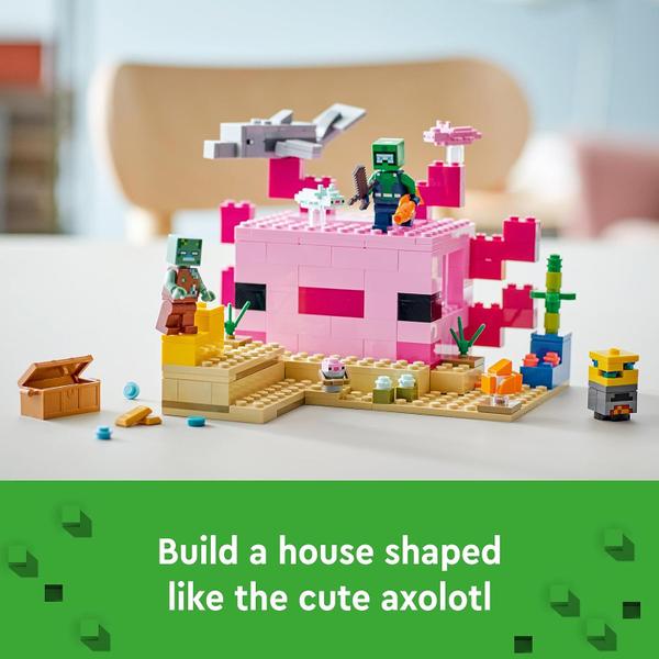 Imagem de LEGO Minecraft - A Casa do Axolotl 21247