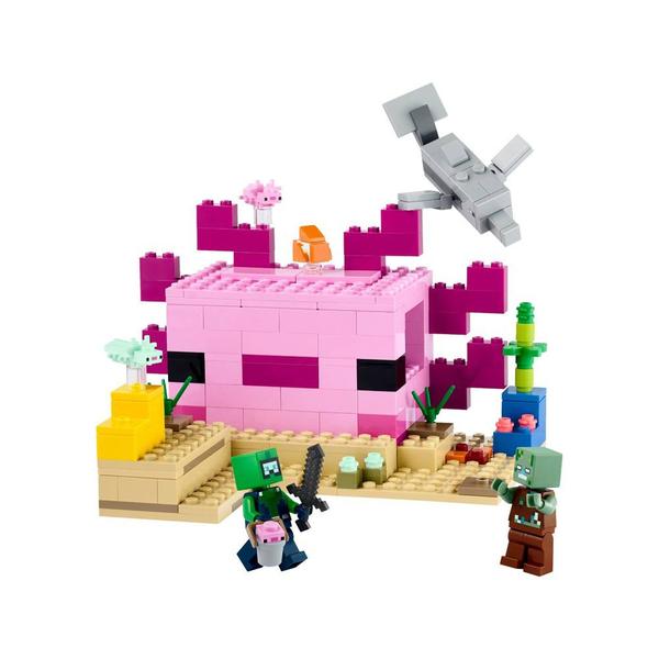 Imagem de Lego Minecraft A Casa Do Axolotl 242 Peças - 21247