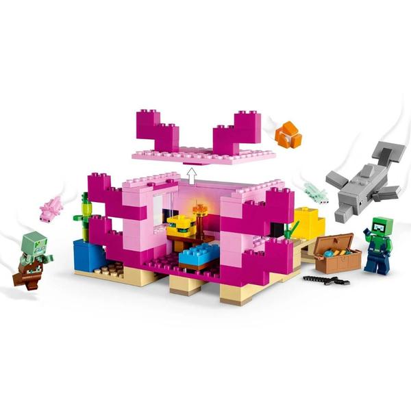 Imagem de Lego Minecraft A Casa Do Axolotl  242 Peças 21247