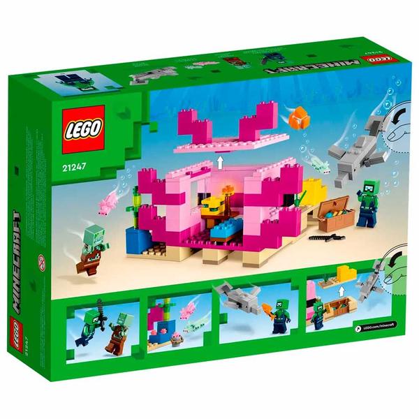 Imagem de LEGO Minecraft - A Casa do Axolotl - 242 peças - Lego