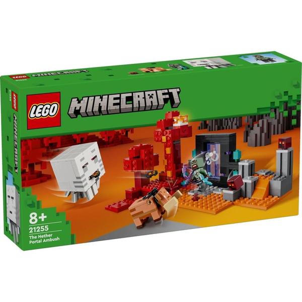 Imagem de Lego minecraft a emboscada no portal do nether (21255)