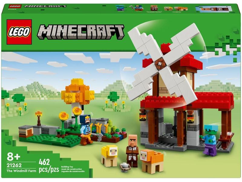 Lego Minecraft A Fazenda do Moinho de Vento 21262 Imagem de Lego Minecraft A Fazenda do Moinho de Vento 21262