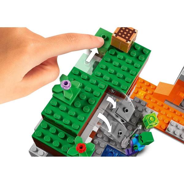 LEGO Minecraft - A Mina Abandonada - 248 Peças - 21166 Imagem de LEGO Minecraft - A Mina Abandonada - 248 Peças - 21166
