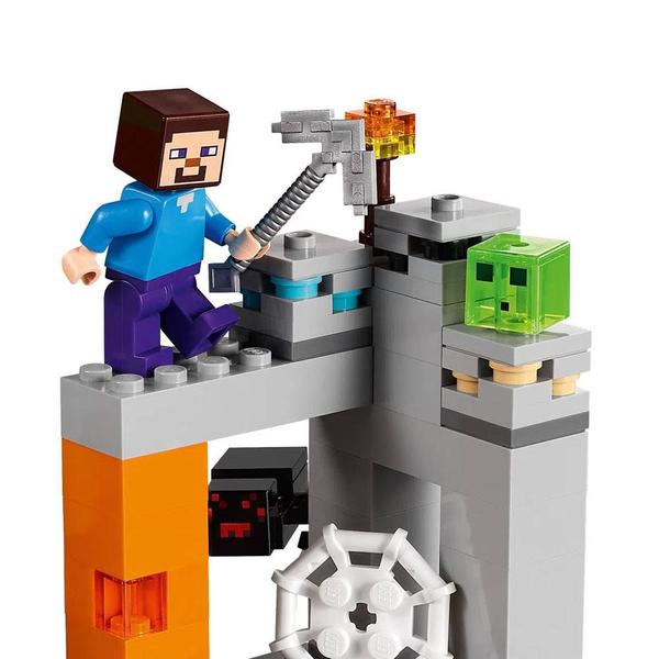 LEGO Minecraft - A Mina Abandonada - 248 Peças - 21166 Imagem de LEGO Minecraft - A Mina Abandonada - 248 Peças - 21166