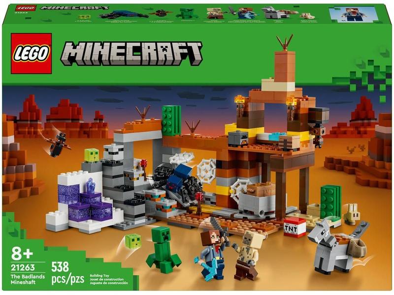 Lego Minecraft A Mina do Ermo 21263 Imagem de Lego Minecraft A Mina do Ermo 21263