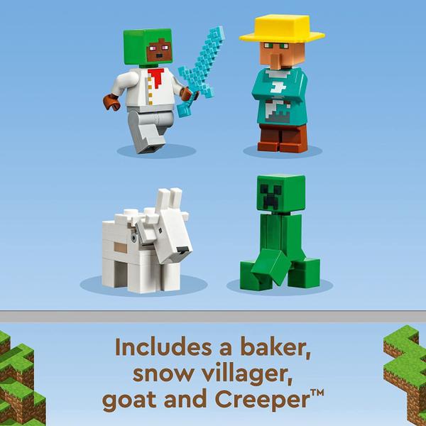 Imagem de Lego Minecraft A Padaria Com Creeper E Cabra 154 Pçs - 21184